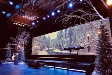 Cornerstone Christian Church Christmas Stage Design 2019 LED