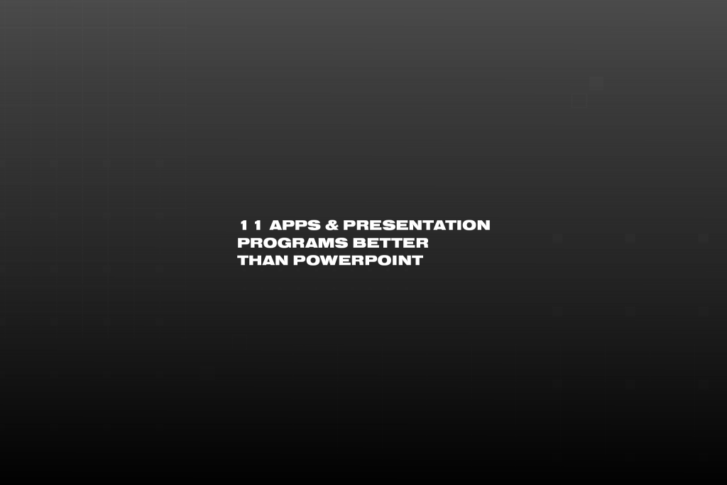 presentation programs better than powerpoint