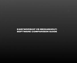 EasyWorship vs MediaShot text graphic