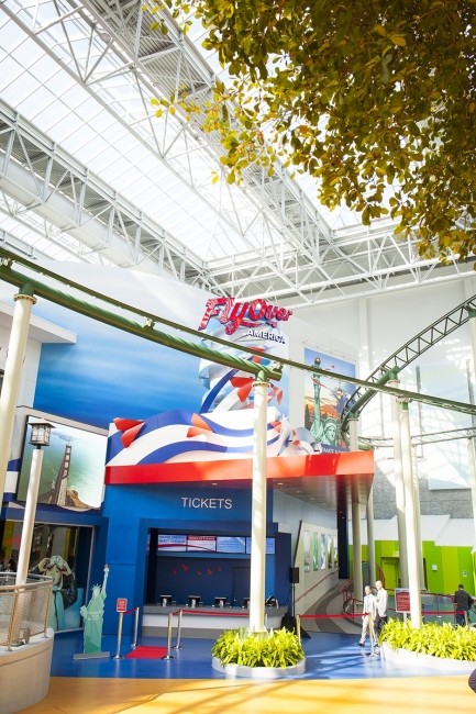 PVP media server and screen mapping software installed at Flyover America in Mall of America