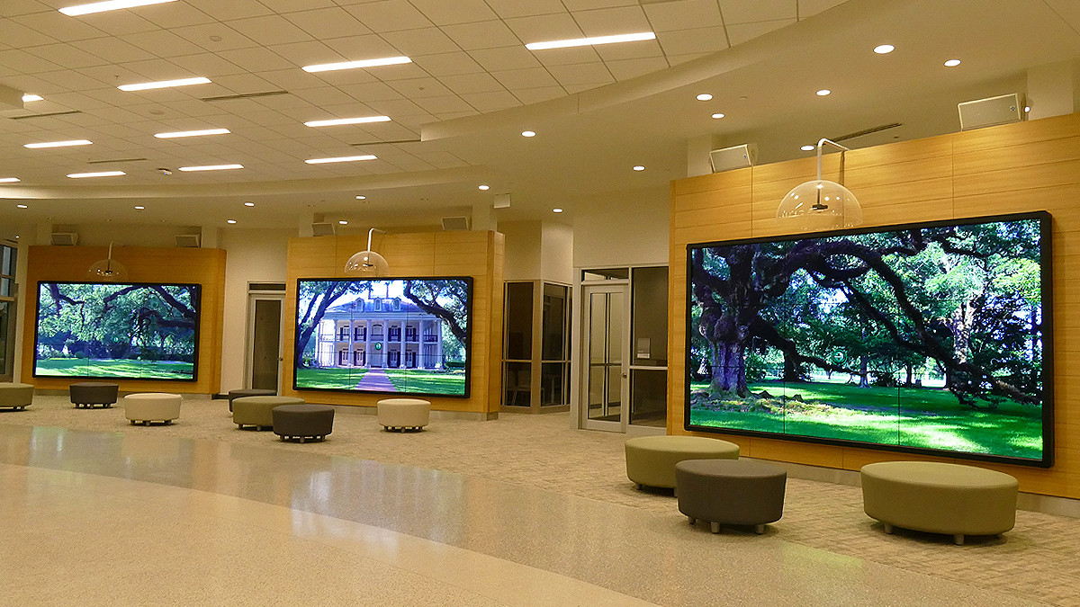 PVP media server and screen control software installation at Thibodaux Regional Medical Center