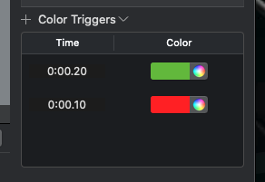Color Triggers