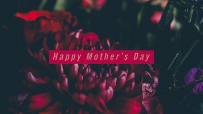 Happy Mother's Day with flowers